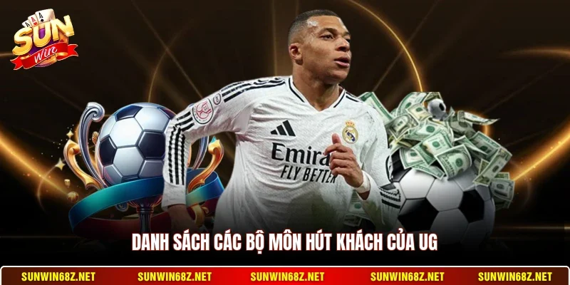 United Gaming - Top 1 Đơn Vị Cung Cấp Kèo Thể Thao Uy Tín 12 Sunwin Danh sách các bộ môn hút khách của UG